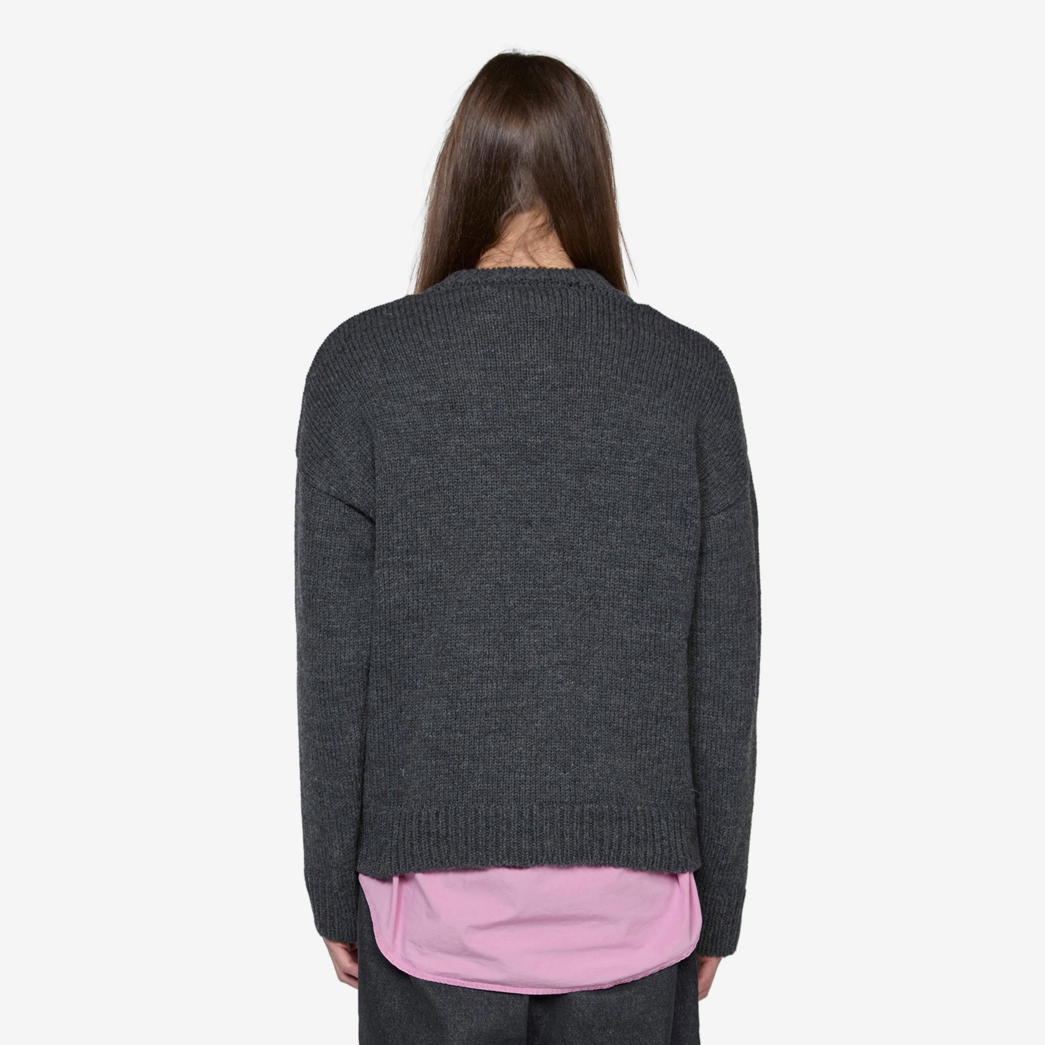 Sonar V-Neck Ash Melange Stately Wool