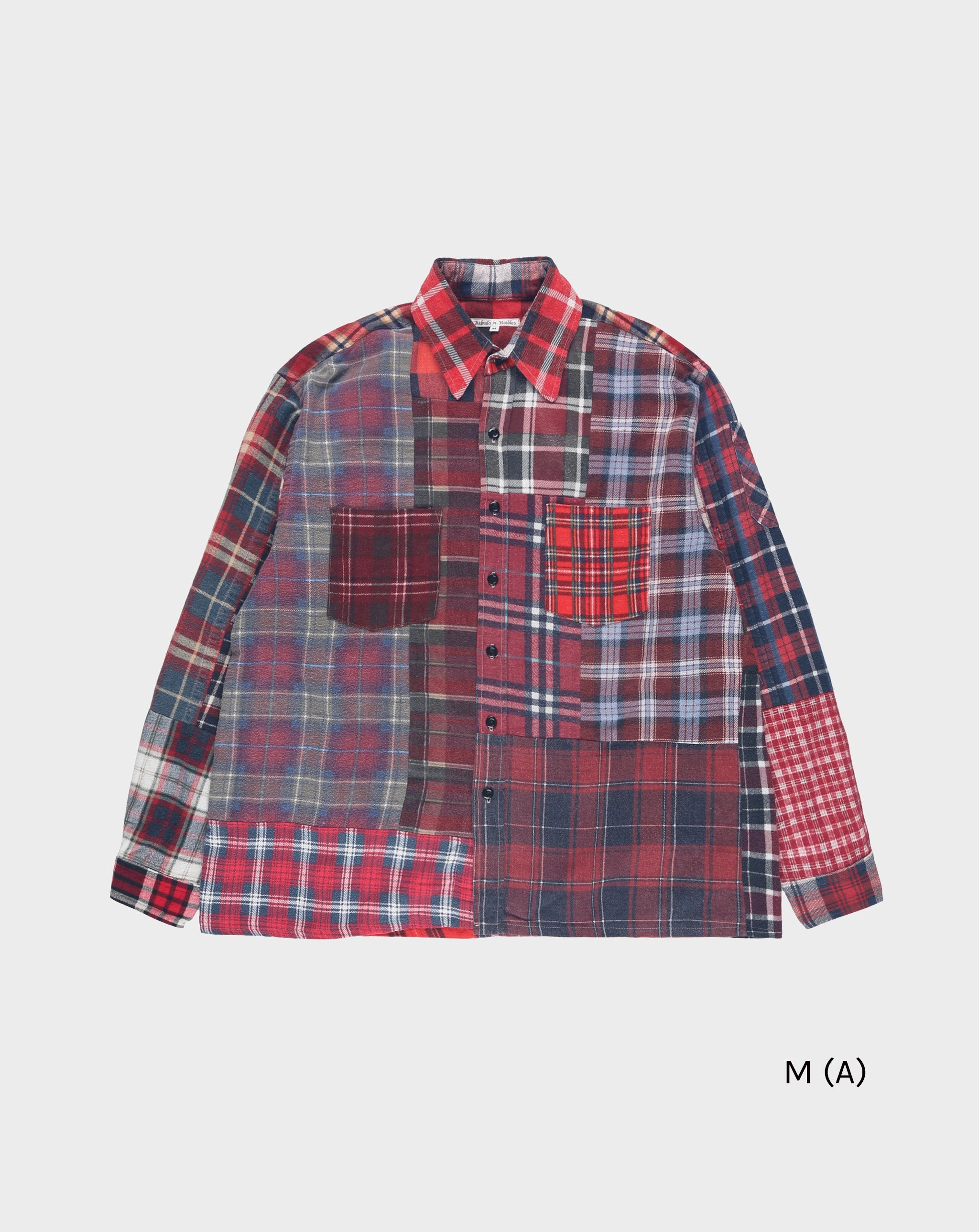 Straight Hem Flannel Shirt