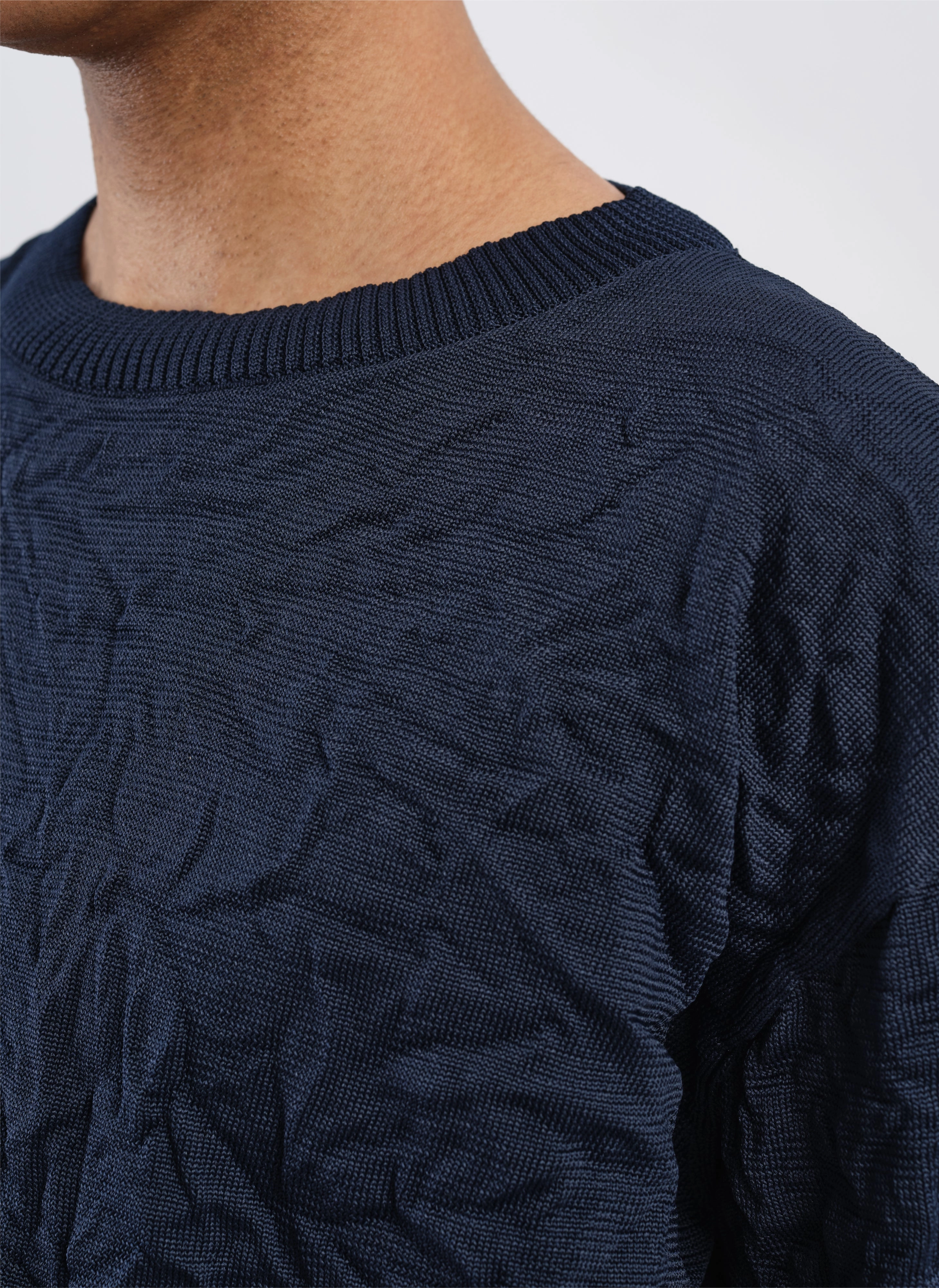 Wrinkle Polyester Dry Knit Pullover