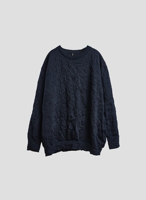 Wrinkle Polyester Dry Knit Pullover