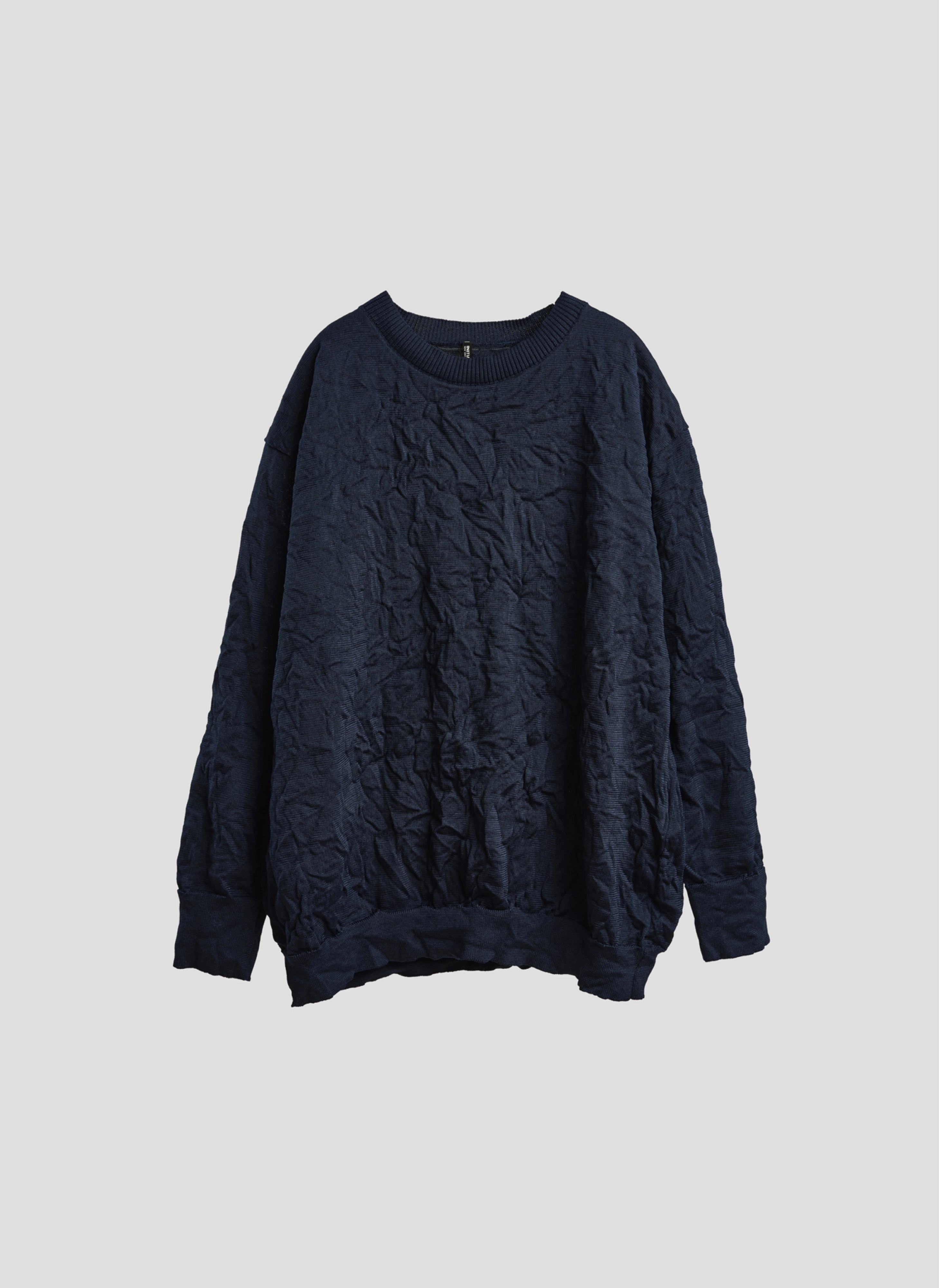 Wrinkle Polyester Dry Knit Pullover