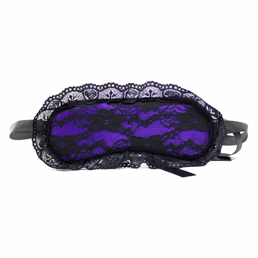 Yiwu Ruffled Lace Satin Eye Mask