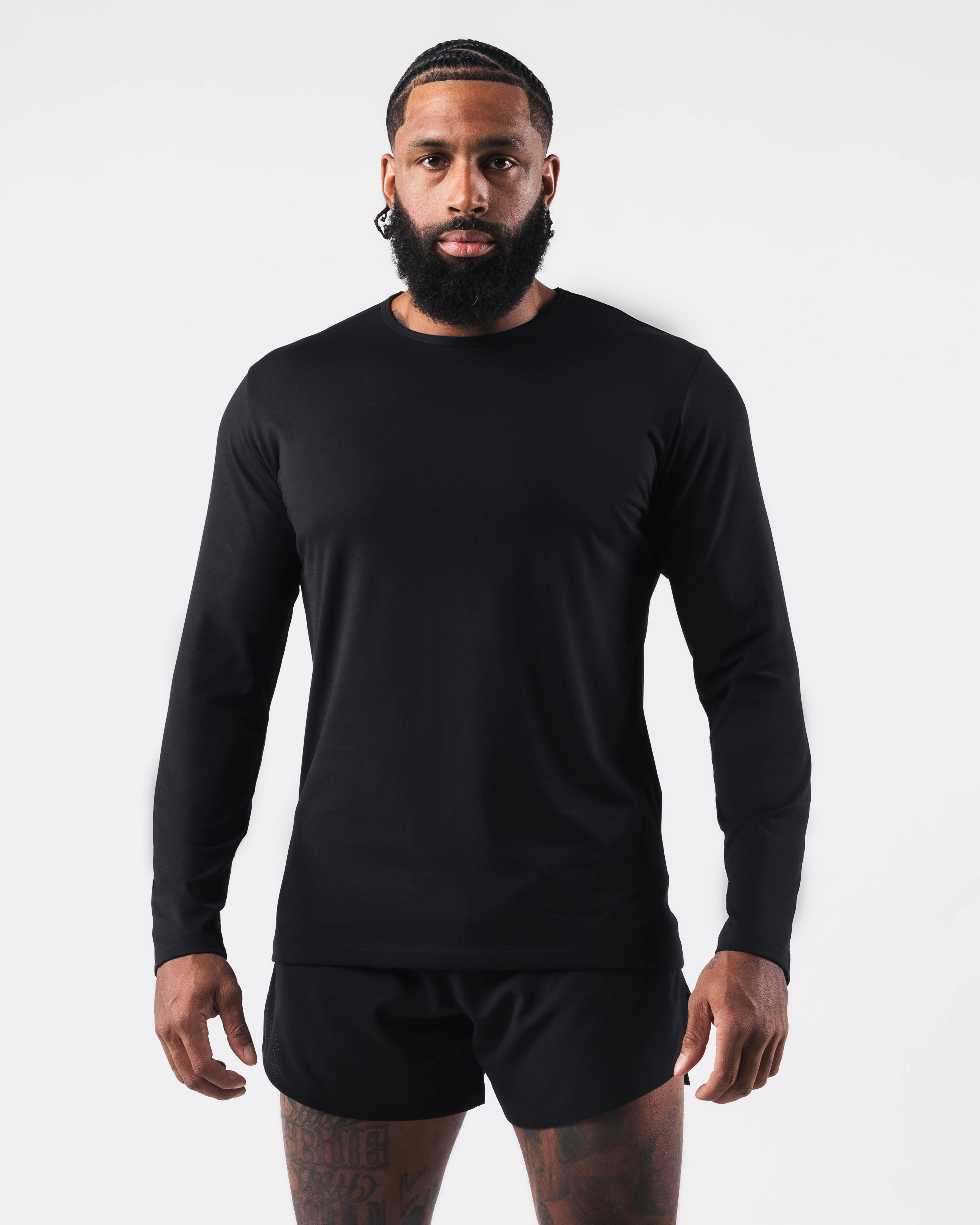 Zero Classic LS Tee 2pk - Black